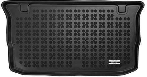 AZUGA Gummi-Kofferraumwanne für Renault Twingo III ab 9/2014-2024 | hoher Rand, rutschfest, wasserdicht, Premium Kofferraummatte passgenau, TPE-Gummi, AZ12000395