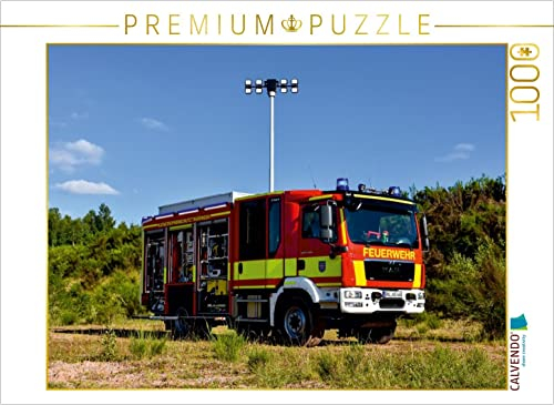CALVENDO Puzzle Ziegler Löschgruppenfahrzeug LF 20 Katastrophenschutz Land Thüringen/Feuerwehr Suhl 1000 Teile Puzzle quer | 1000 Teile Lege-Größe 64 x 48 cm Foto-Puzzle für glückliche Stunden