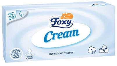 FOXY Veline Facial Tissues Box 75 Units