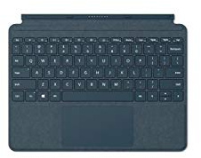 Microsoft Type Cover Signature Surface Go Bleu Cobalt (Alcantara) AZERTY