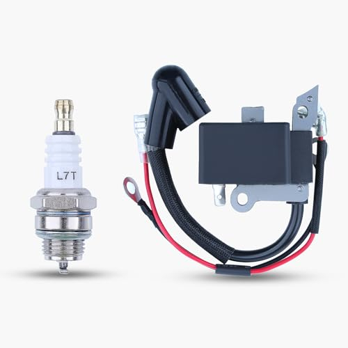 Haishine Modulo Bobina di Accensione Kit Candela di Accensione per Husqvarna 240 235 136 137 141 23 26 36 41 Ricambi per Motoseghe