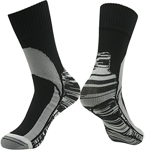 RANDY SUN Wasserdichte, atmungsaktive Socken, SGS-zertifiziert, Unisex, für Skifahren, Trekking, Wandern, Waten, Trail, 1 Paar