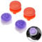 ANDERK 4 Stücke Thumb Stick Aufsätze für PS4 Controller ( für ego schooter spiele ) | PS4 Controller Sticks | PS4 Controller Schutzkappen, Lila und Orange