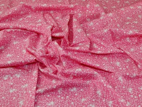 Rose & Hubble Baumwoll-Popeline, Rosa, Meterware