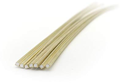 Felder Industrie Cu 670 Lot de 10 baguettes de soudure en laiton rempli de liquide d'écoulement 2,5 mm Ø 500 mm
