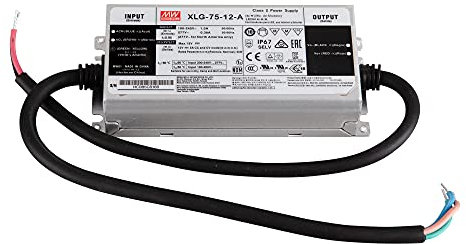 XLG-75-12-A LED Netzteil Trafo Mean Well XLG-75-12-A LED-Trafo, 60 W, 12 V DC, 5000 mA LED Transformator für LED Beleuchtung