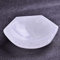 Selenite - Cuenco de carga hexagonal con piedra limpiadora, cuenco de chakra, cristales marroquíes de selenita para decoración o tazón de regalo solamente, 10 cm