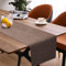 Tischläufer Frühling Modern, Tischläufer Abwaschbar, Tischläufer Leinenoptik, Tischläufer Wasserabweisend, Tischläufer für Esszimmer Party Urlaub Dekoration (Dunkelbraun, 40 x 140 cm)