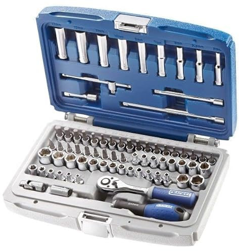 Britool Expert by facom 1/4 Socket and Accessory Set 73pc E030707