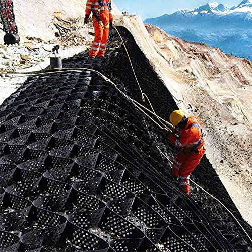 LILANAI 2 Zoll Hoch Bodenstabilisator Geocells, Parkplätze Kies-Geogitter Schwerlast Bodengitter, Für Wohnmobil Auffahrt Pfade Terrassen, Einfach Zu Erweitern Und Zu Installieren