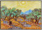 JOPRICO Vincent Van Gogh Druck - Olivenbäume (1889) Größe 42x60cm (A2)