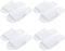 Kiuiom Gästehausschuhe, Frottierslipper,Hotelslipper,Badeslipper Pantoffeln 4 Paar Hausschuhe für Hotel Spa Zuhause Gäste Reisen Damen Herren