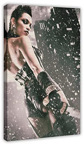 HDTS Movie Sin City Leinwand-Poster, Wandkunst, Dekoration, Bild, Gemälde für Wohnzimmer, Schlafzimmer, Dekorationsrahmen: 60 x 90 cm