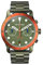 DeTomaso Venture Chronograph TOPO Olive Olive Herren-Armbanduhr Analog Quarz Edelstahlarmband Olive