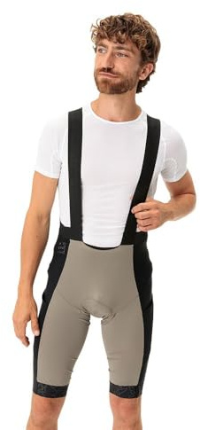 VAUDE Men's Kuro Bib Tights II, Herren Trägerhose zum Radfahren, Passform: Slim fit, Coconut, XXL