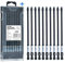 toolant 6 Inch Long Phillips Bit#2 Magnetic Anti Slip Impact Screwdriver Bits Set,10pcs Insert S2 Steel PH2 Driver Dit Set with CNC Machined Tips for Power Drill