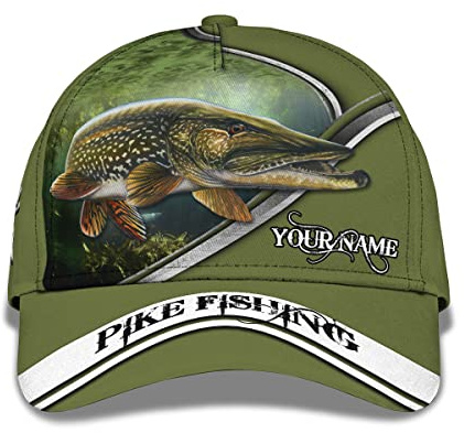 934 Baseball Kappe Hecht Angeln Tier Fisch Angeln Jagd Basecap Outdoor Baseballmütze Snapbacks Freizeit Basecap Für Herren, Damen, Reisen