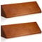 Eersida 2 Pcs Blank Business Wood Name Plate for Desk Name Plate Walnut DIY Personalized Wooden Name Plaque for Desk Nameplate for Office Classroom Gift 8 x 2 x 2 Inch