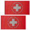 J.CARP Medic IR Reflektierende Taktische Militär-Patches - Infrarot EMS EMT MED Medizinisches Rotes Kreuz Moral Klettverschluss Abzeichen - Erste-Hilfe-Patch Stil 4