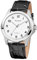 REGENT Mechanische Armbanduhr Handaufzug Stahl Lederband