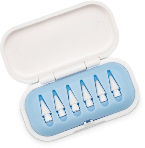 Sepnakgee Replacement Tips for Apple iPad Pencil 1st Gen/2nd Gen/USB-C, 6 Pack White
