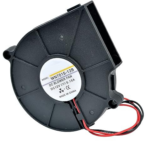 WN7015-12B 7cm 70mm ventilateur 70x70x15mm DC12V 0.15A 3500 tr/min ventilateur de refroidissement Turbo centrifuge à Double boule for humidificateur imprimante