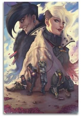 TESUXYEHH Poster der Borderlands-Videospiel-Serie, Poster, dekorative Malerei, Leinwand, Wandposter und Kunstdruck, moderne Familienschlafzimmer-Dekoration, Poster, 20 x 30 cm
