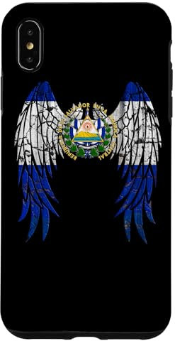 Hülle für iPhone XS Max El Salvadorianische Flagge Engelsflügel Jesus Christian El Salvador