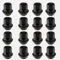 Bohaner 16Pcs M12x1.5 Wheel Nuts 19mm Hex Alloy Wheel Nuts Black Closed End M12x1.5 Lug Nuts for Ford Focus MK1 MK2 MK3 ST RS Bolt Lug Stud