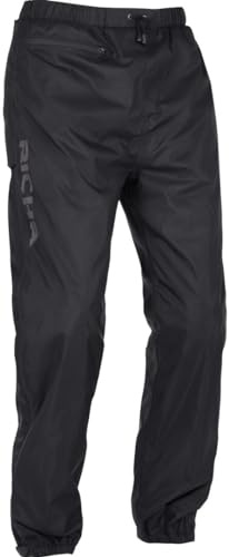 Richa Side-Zip Motorcycle Rain Pants, black, L