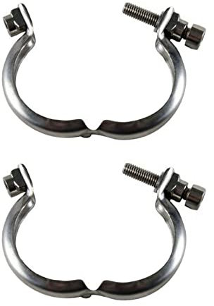(Lot de 2) Colliers de Serrage Bride pour Vanne EGR compatible pour BERLINGO C2 C3 C4 C5 JUMPY NEMO XSARA PICASSO SCUDO CLUBMAN R55 1007 206 207 307 308 407 BIPPER EXPERT PARTNER 1.4 1.6 HDI - 16283J