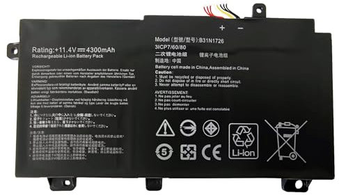 B31N1726 Batería para portátil para ASUS FX80 FX80G FX80GD FX80GE FX80GM FX86 FX86FE FX86FM TUF Gaming FX504 FX504GD FX504GE FX504GM FX505DY FX505GE FX505GD FX505GM FX505GM FX505GE FX505GT A15 FA506
