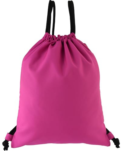 PERSOGO Turnbeutel mit Kordelzug, Gymbag Sporttasche für Fitnessstudio, Rucksackbeutel, Beuteltasche mit Seitentasche und verstellbare Riemen, Kordelzugbeutel viele Farben