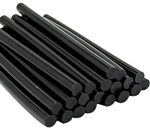 50 Stück Heißklebesticks 7x100mm Heißklebestifte DIY Heißkleber Ersatzsticks Schwarz Klebesticks für handelsübliche Heißklebepistole