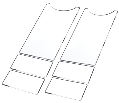Couch Wand Abstandshalter - 6 Stück Klar Bettstopper | Kratzfeste Couch Wand Stoßstangen Verstellbare Bettstopper | Transparente Möbelschoner für Sofa, Tisch, Stuhl, Schrank, Boden, Hotel, Wohnheim