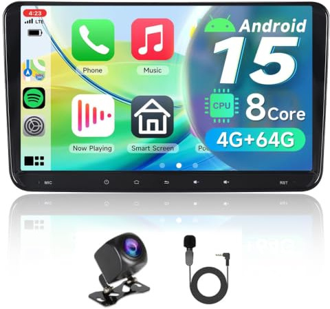 ACAVICA 9 Autoradio Android 15 per Golf 5 6 Passat Polo 5/6R 4GB+64GB