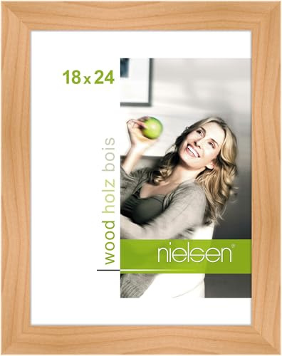 nielsen Holz Bilderrahmen Essential, 18 x 24 cm, Hellbraun