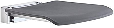 Smedbo FK414 Duschsitz, klappbar, Wandmontage, Grau