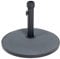 Charles Bentley Outdoor, Garden, Patio 15Kg Round Concrete Parasol Base Umbrella Stand With Adjustable Pole, For Flat Surfaces, Made Of Iron And Concrete, Tightening Screw, In Grey (45x33.5cm)