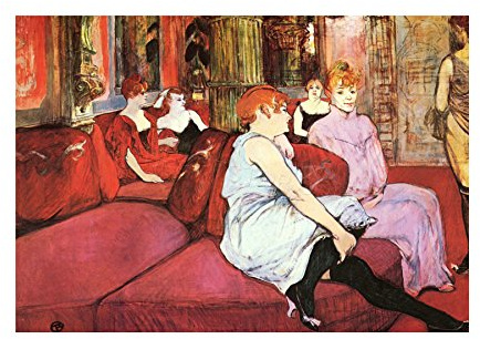 Wee Blue Coo Painting Toulouse-lautrec Moulin Rouge Wall Art Print