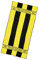 Borussia Dortmund BVB-Duschtuch mit Blockstreifen one Size