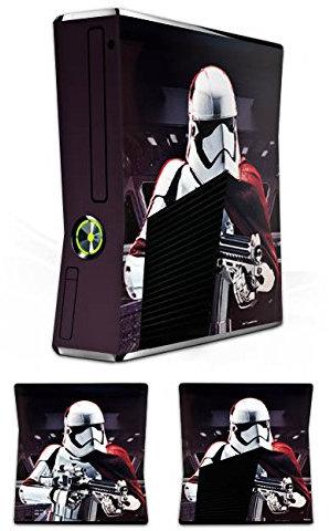 DeinDesign Autocollant Compatible avec Microsoft Xbox 360 Slim Sticker Film Autocollant Capitaine Phasma Star Wars Articles pour Fans