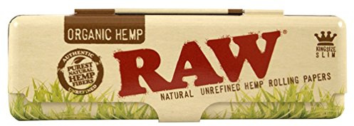 RAW Organic Metalletui 110mm für Kingsize Papers 3 Metalletuis