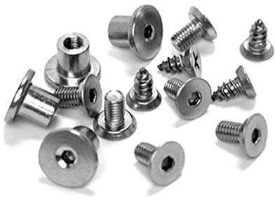 Cubicle Hinge Fittings Satin Stainless Steel 13mm Partitions Bolt Through Fixings and Wood Screws