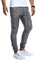 Leif Nelson Pantaloni Cargo da Uomo LN-8291 Antracite XX-Large