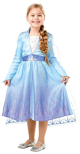 Disney 300284-S Die Eiskönigin 2, Classic, Elsareisekostüm S bunt