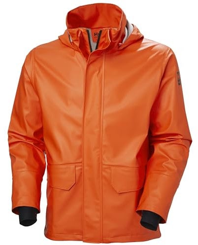 HH Workwear GALE RAIN JACKET Color: 290 DARK ORANGE Talla: XL