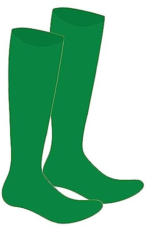 PROSTYLE SPORTS FOOTBALL SOCKS RUGBY HOCKEY SOCCER MENS WOMENS KIDS (Adult (Shoe size 6-11), Green)