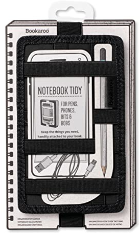 IF Bookaroo 40906 Porte-stylo plume mignon pour cahiers Moleskine - Porte-stylo gel pour planificateur ou papeterie - Porte-crayon pour livre - Organiseur mignon