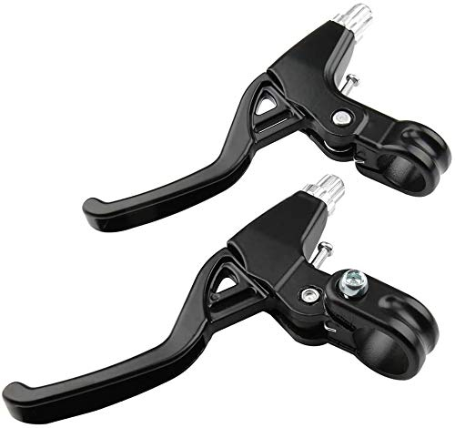 goldmiky Fahrradbremsgriff - Bremshebel aus Aluminiumlegierung,Universelle Handbremshebelbremse für Mountainbike-Fahrräder,Gelten für Rennrad MTB BMX Fahrradbremse 2,2 cm Durchmesser (Schwarz)